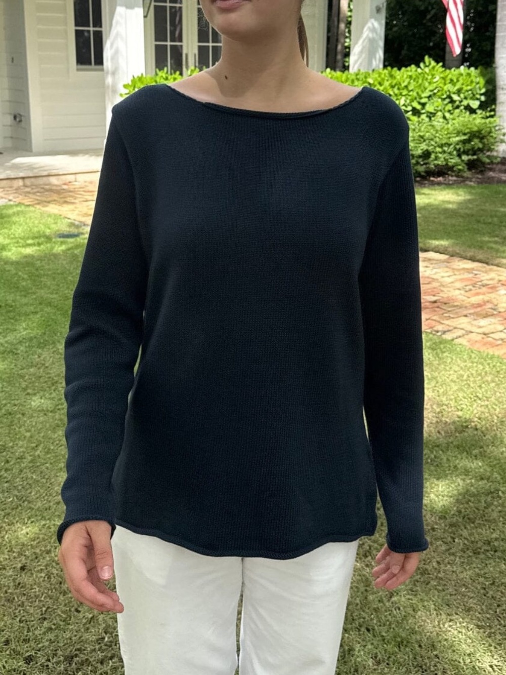 Brandy Melville Georgia Sweater Navy